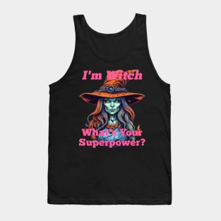 Funny Halloween Quote Gift for Girls Tank Top